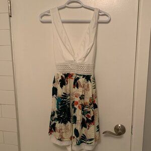 Sundress with tie back
